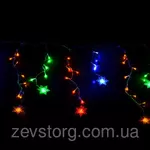 ГИРЛЯНДА СВЕТОДИОДНАЯ LED БАХРОМА-ДОЖДЬ СО СНЕЖИНКОЙ-120