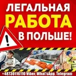 Официальная работа в Польше для мужчин и женщин.