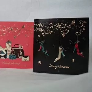  Большое разнообразие новогодних открыток	