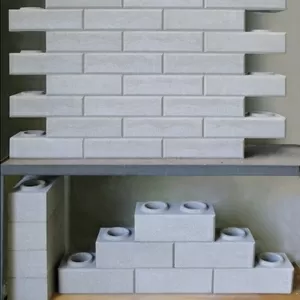 Гидравлический пресс для производства кирпича Lego
