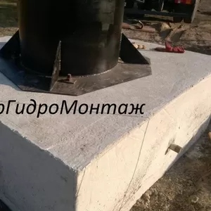Фундамент водонапорной башни,  устройство по всей Украине
