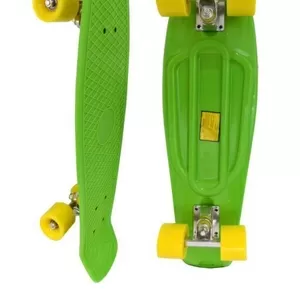 Скейт Longboard Penny 28 зеленый с желтыми колесами