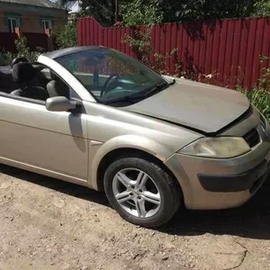  Renault Megane 2 2004 г.в. кабриолет по запчастям