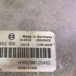 Б/у блок управления двигателем Renault 0281010482,  8200126462,  8200121886