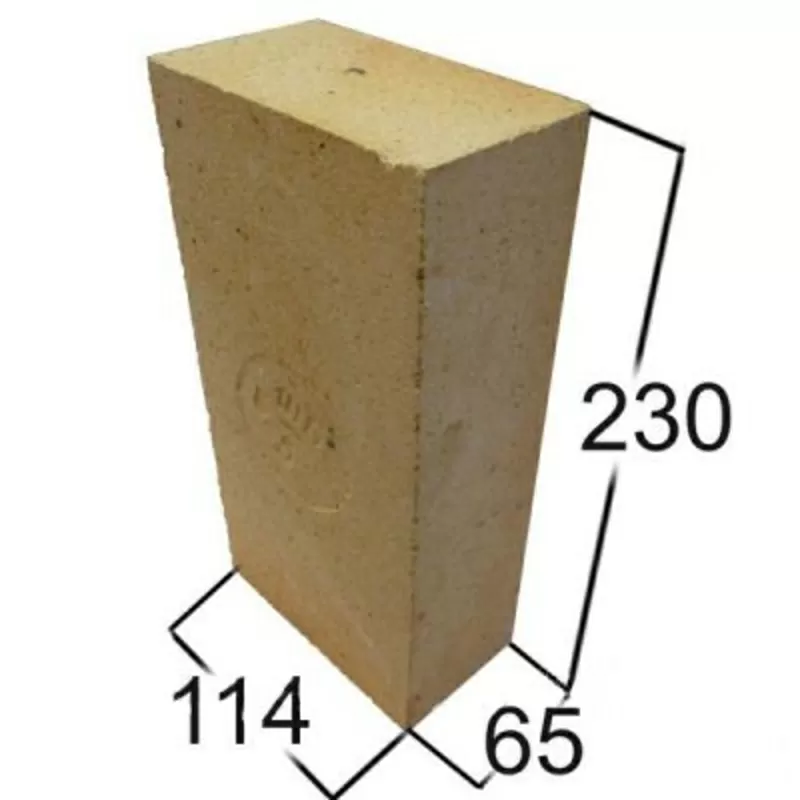 Кирпич огнеупорный шамотный ША-5 3