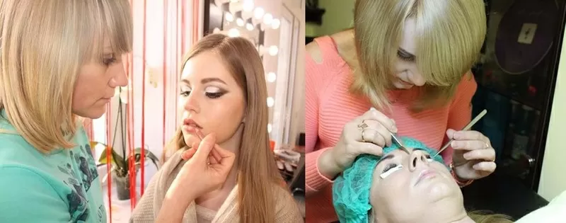 Make-up: наращивание,  ламинирование ресниц,  биотатуаж бровей,  макияж 2