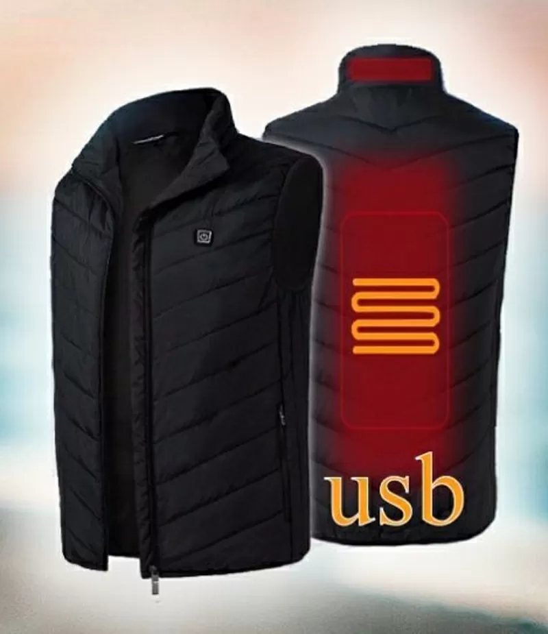 Жилет с нагревом USB. 2