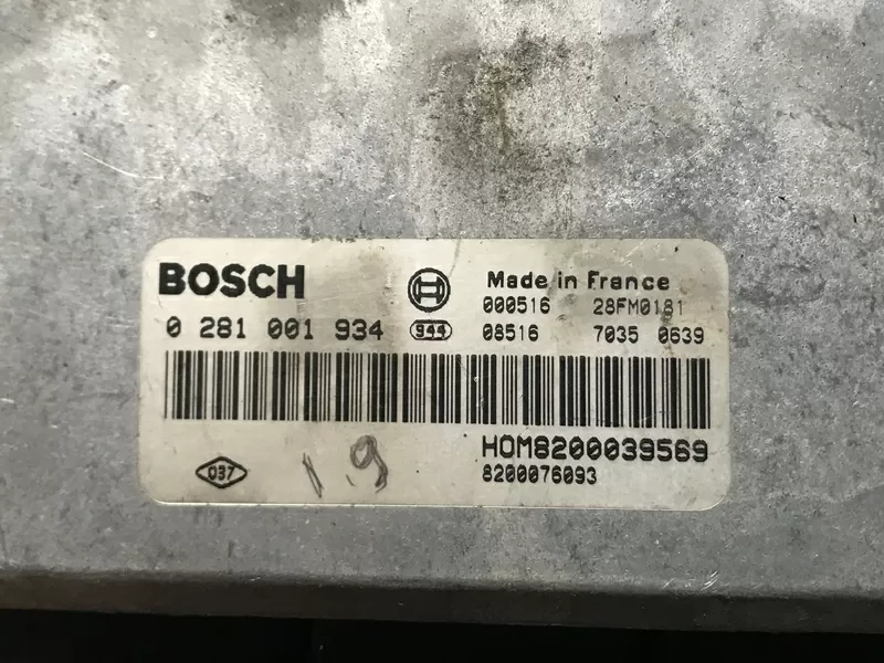 Бу мозги Renault 0281001934,  8200039569,  8200076093 2