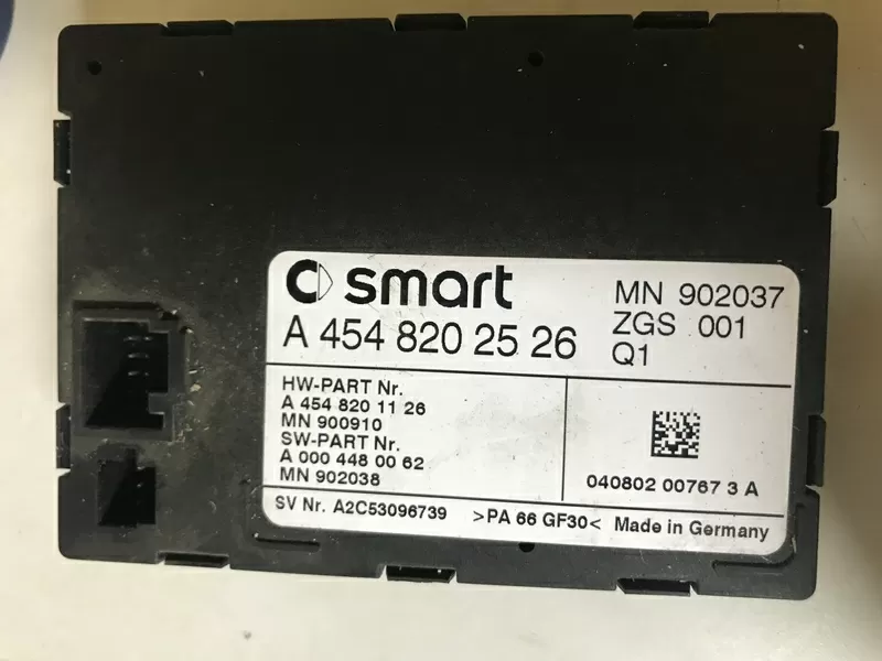 Б/у блок управления Smart ForFour A4548202526,  MN902037