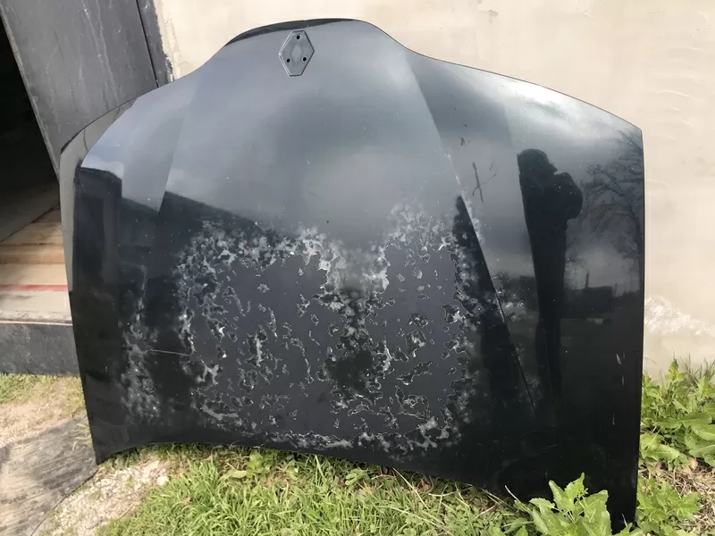Бу капот Renault Laguna 2,  7751471641,  7751475999 цвет NV903,  до рестайлинга,  дефект лака,  под покраску