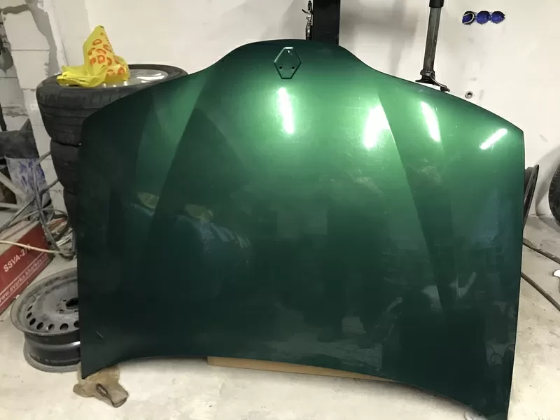 Бу капот Renault Laguna 2,  7751471641,  7751475999 цвет NV926,  до рестайлинга,  есть мелкие царапины