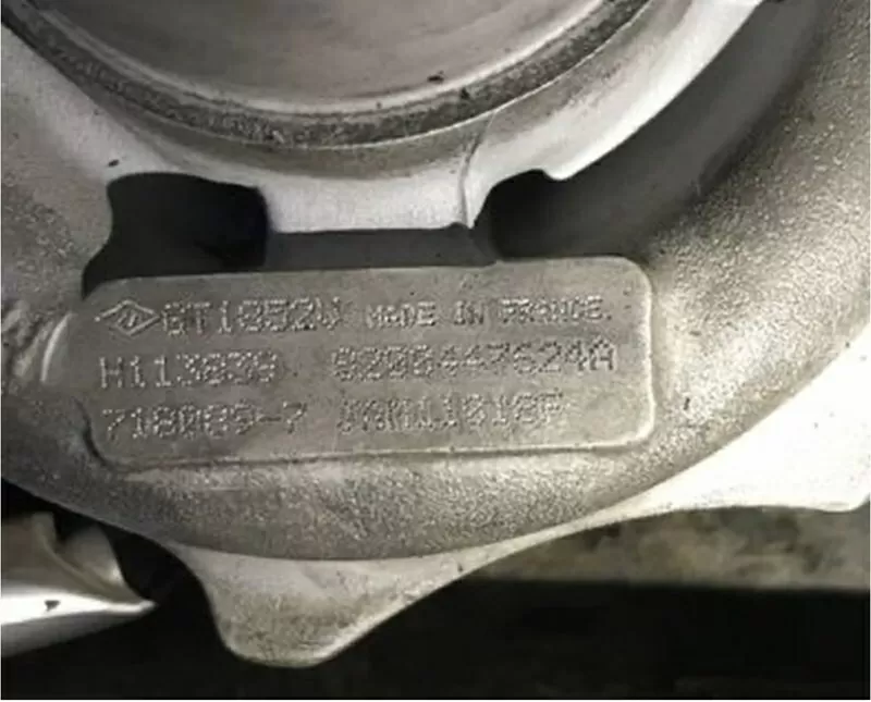 Б/у турбина Renault 2.2dci GT1852U,  8200447624A ,  8200447624 Espace,  Laguna,  Vel Satis,  2