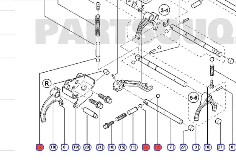 Бу фиксатор шарик штока вилки КПП Renault d=8mm, 7703090215 2