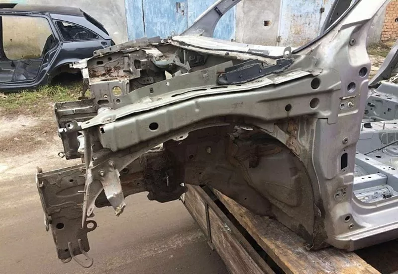 Б/у передняя левая четверть лонжерон Renault Megane 2 7751478502, 7751476150