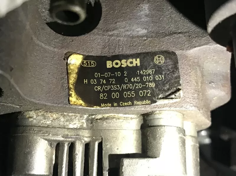 Бу ТНВД топливный насос Renault 1.9dci, 8200055072, 0445010031 2
