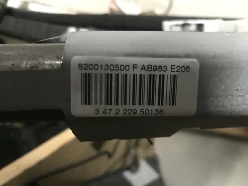 Бу подушка безопасности ,  шторка,  AirBag Renault Scenic 2,  8200130500,  боковая левая