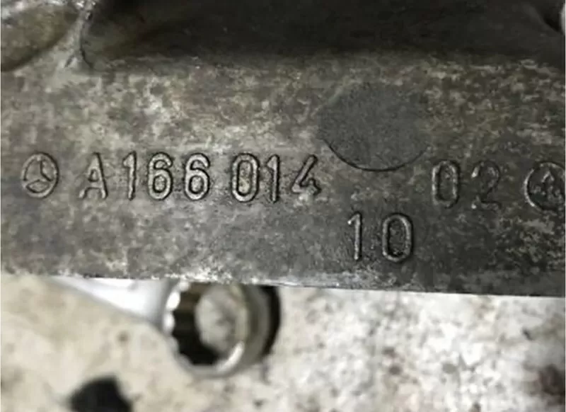 Бу поддон масляный Mercedes W168, A1660141002 4