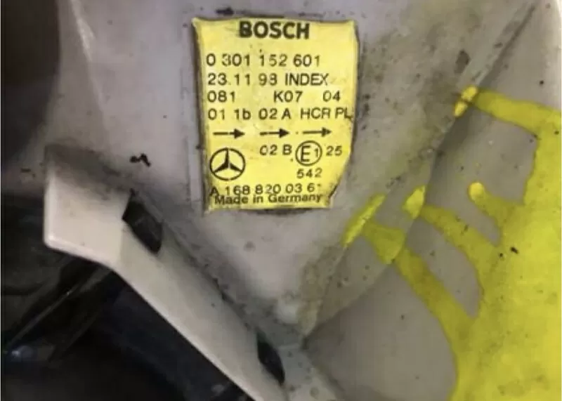 Бу фара левая Mercedes Benz W168,  A1688200361 3