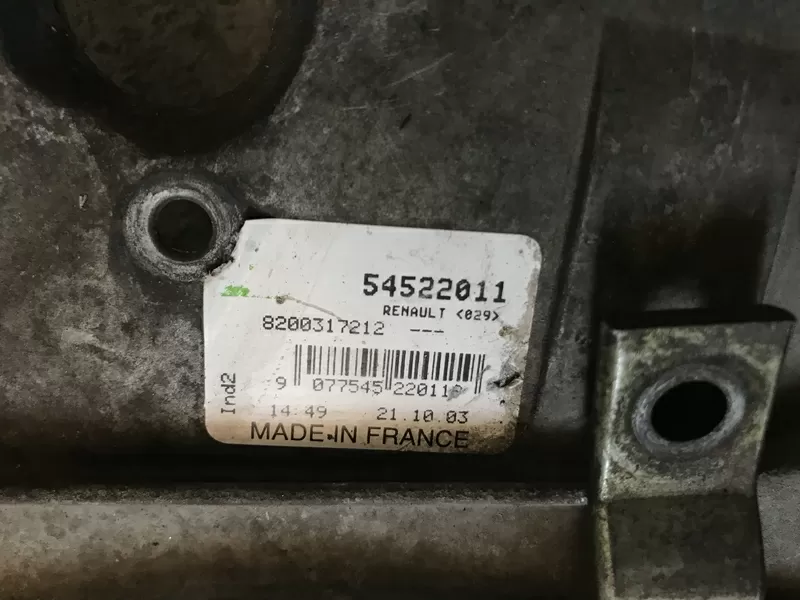 Бу трапеция, механизм дворников Renault Laguna 2, 8200317212, 54522011 2