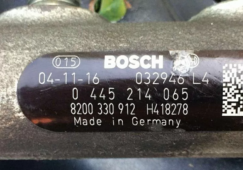 Б/у топливная рейка Renault, 1.9dci, 8200330912, Bosch 0445214065,