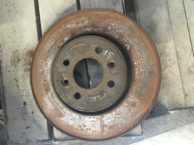 Бу передний тормозной диск Renault Megane Scenic 2, 402069518R, 7701207829, толщина 19 mm.