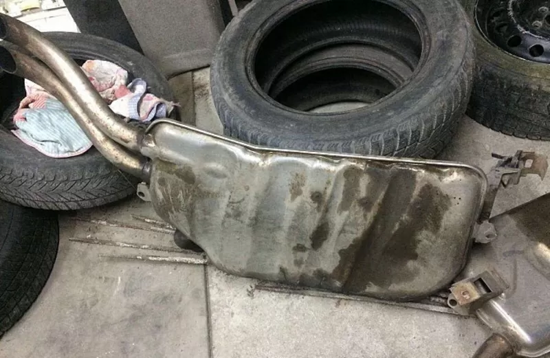 Б/у глушитель Renault Laguna 2, 8200118533, 8200414648