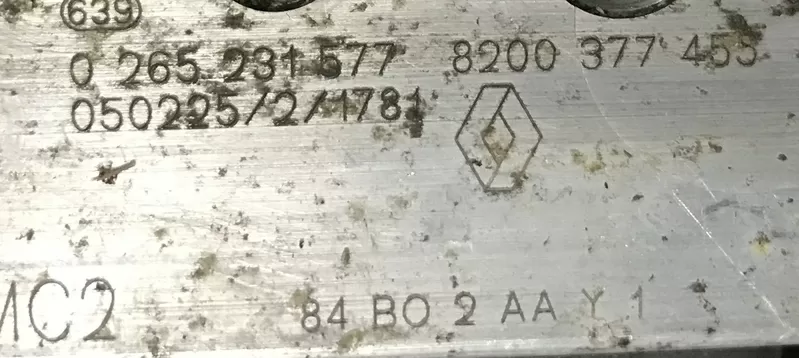 Б/у блок ABS Renault Megane Scénic 2, 8200377455, 0265231577, 2